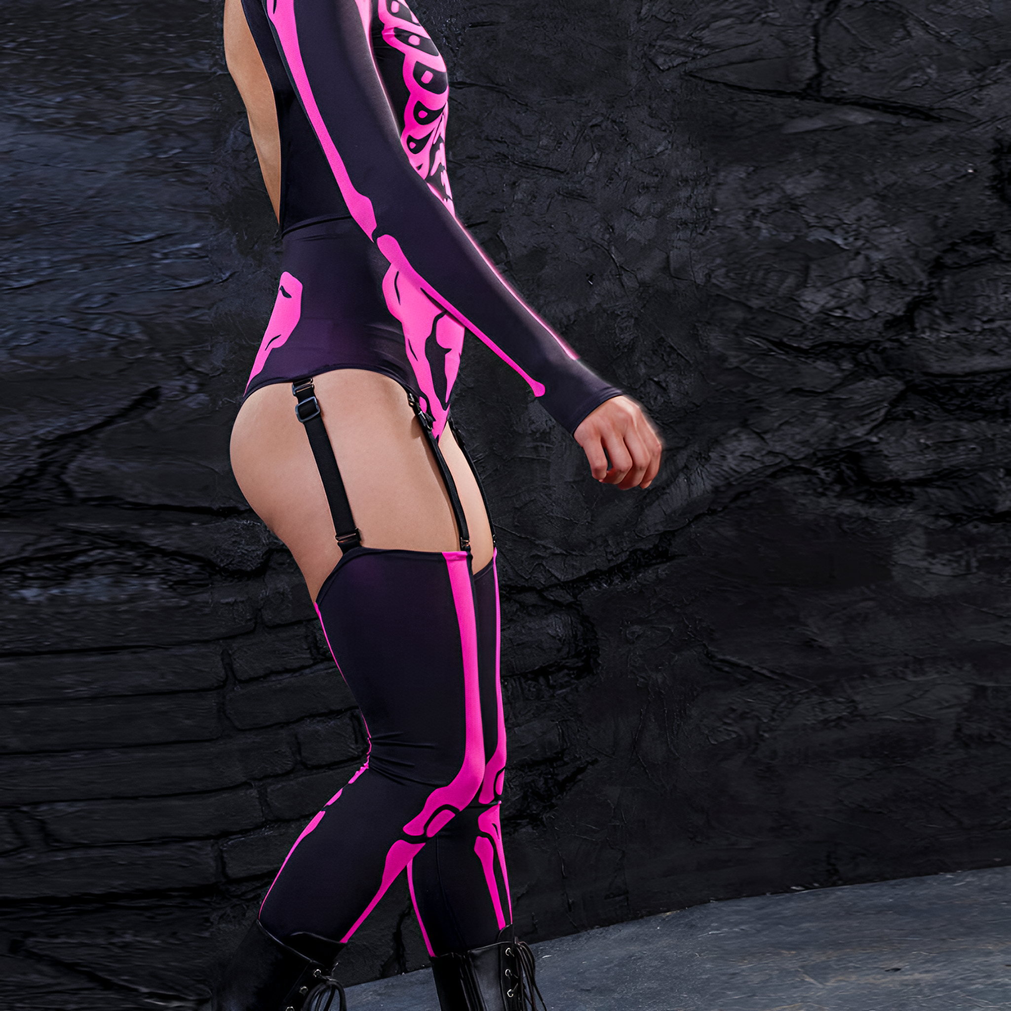 Neon Reaper Bodysuit Set